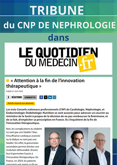 Tribune Quotidien Médeccin Janvier 2025