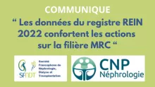 Encart communiqué "Les données du registre REIN 2022 confortent les actions sur la filière MRC"